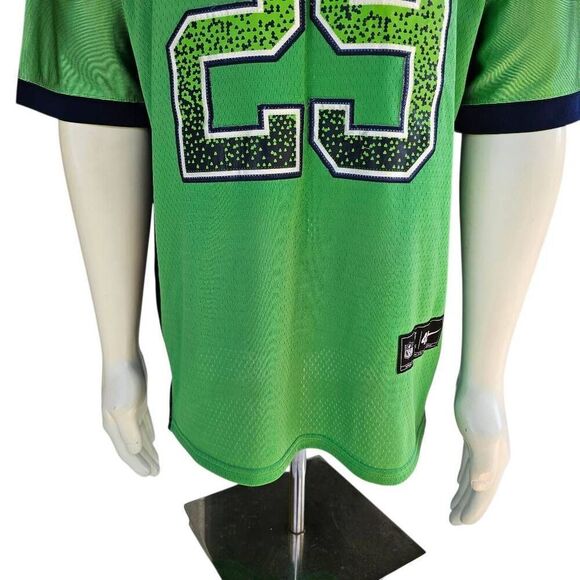 Nike NFL On Field Seattle Seahawks Earl Thomas #29 Jersey Men’s 48 Green Blue - Picture 6 of 14
